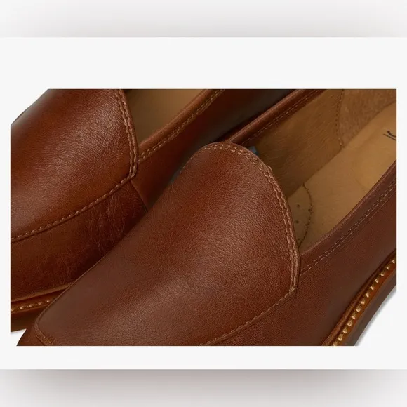 Söfft Napoli brown leather loafers shoes sz 11 nwb