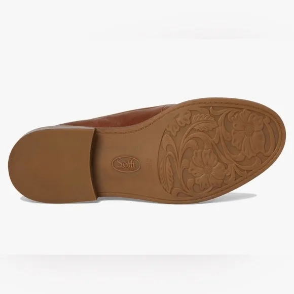 Söfft Napoli brown leather loafers shoes sz 11 nwb