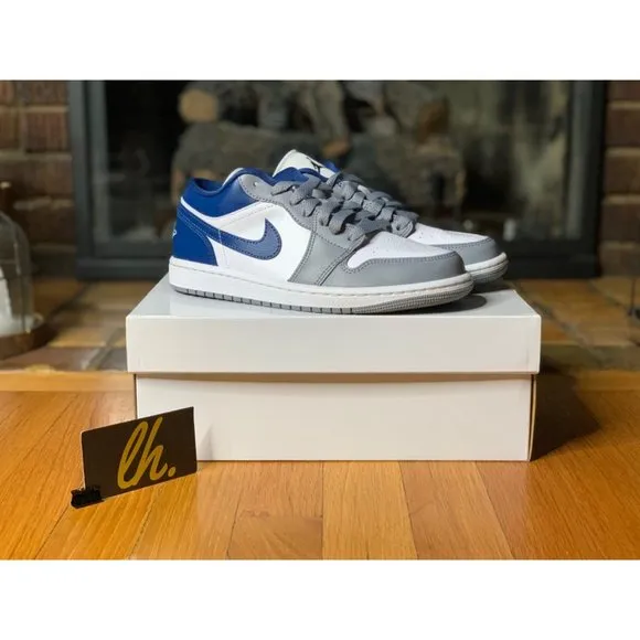 Size 6.5 W Air Jordan 1 Low “Stealth French Blue” DC0774-042