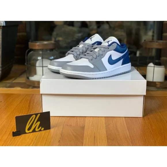 Size 6.5 W Air Jordan 1 Low “Stealth French Blue” DC0774-042