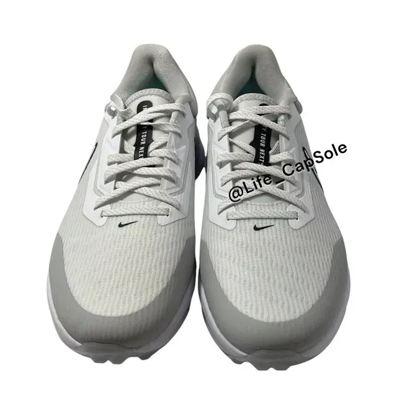 Size 7.5 Nike Air Zoom Infinity Tour Next% White Golf Shoes Men's DC5221-105US