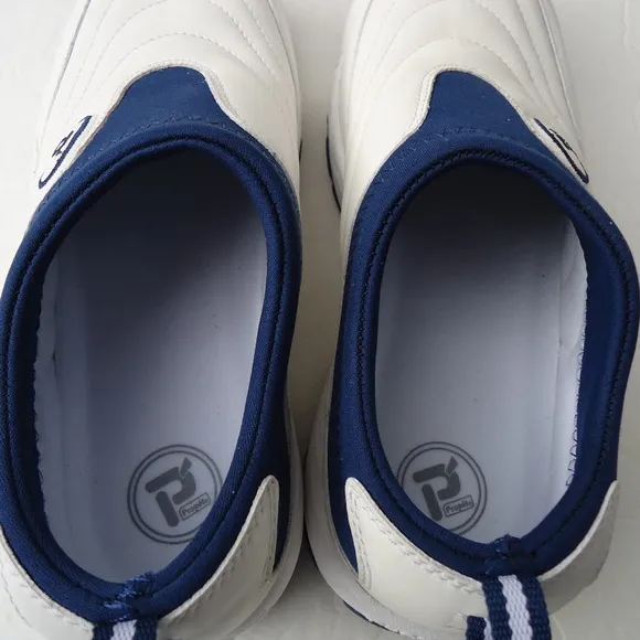 SIZE 9.5. PROPET wash &amp; wear slip-on leather sneaker shoes.