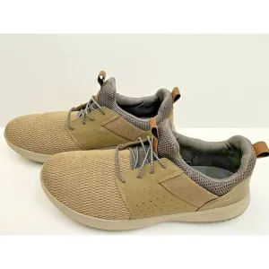 Skechers Delson Camben SN65474 Bungee Shoes Mens Size 13 Tan