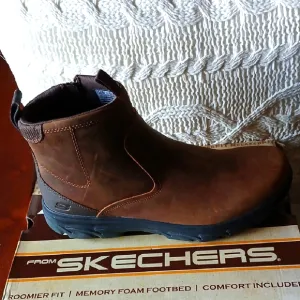Skechers Men's Brown Ankle Boots