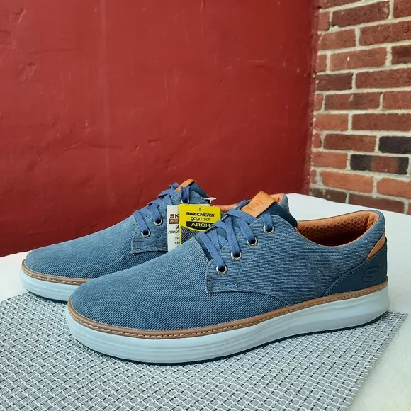 Skechers Moreno Oxford Memory Foam Comfort Fashion Sneaker 12 NEW