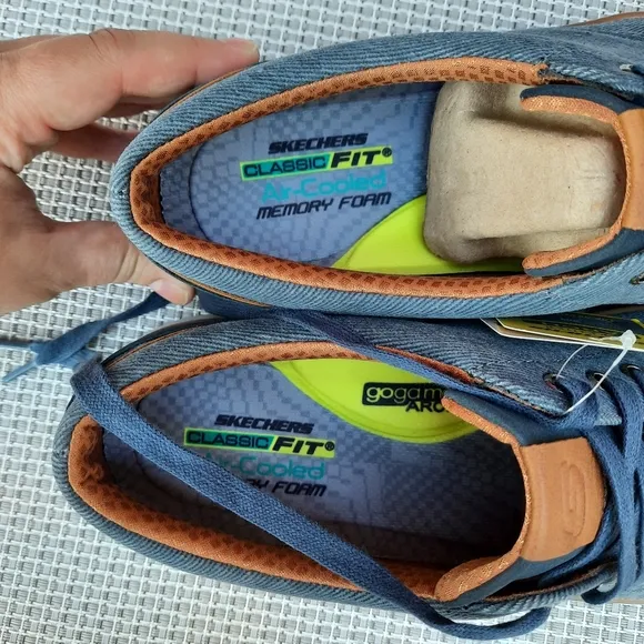 Skechers Moreno Oxford Memory Foam Comfort Fashion Sneaker 12 NEW