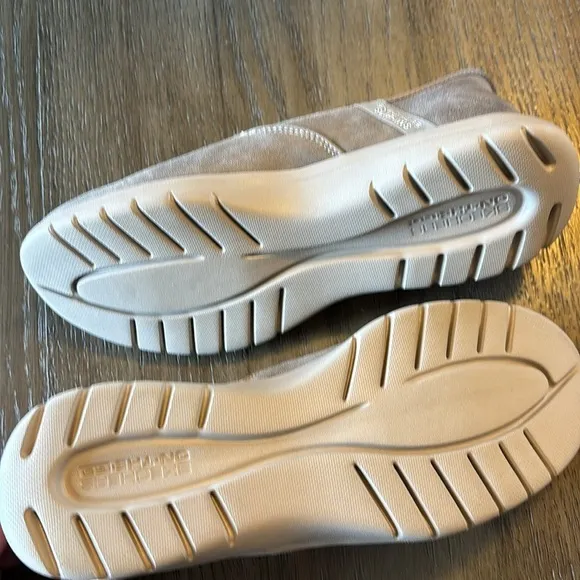 Skechers Slip-ins: On-the-GO Flex -taupe hands free  vegan leather shoes 8