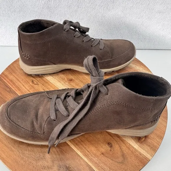 Sketchers Reggae Fest 2.0 Finest Moment Womens Boots Brown Stylish Casual 8.5