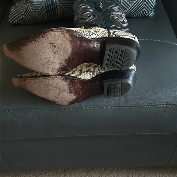 Snakeskin and Black Western Boots