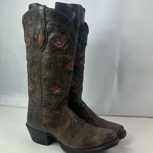 Sonora Aliyah Leather Cowboy Women's Boots Size 8