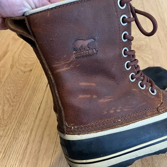 Sorel 1964 Premium Waterproof Leather Winter Boots Women's Size 7
