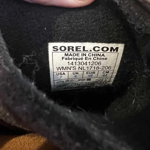 Sorel 1964 Premium Waterproof Leather Winter Boots Women's Size 7