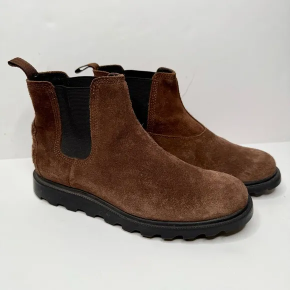 Sorel Brown Suede Chelsea Boots