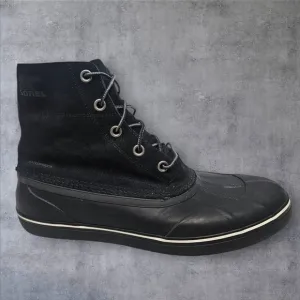 Sorel Cheyanne Metro Lace Up Black Waterproof Insulated Winter Boots Size 14 Men