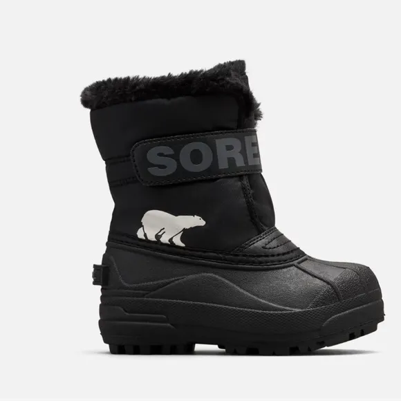 SOREL kids youth SNOW COMMANDER™ CHILDREN'S snow winter waterproof BOOTs size 11