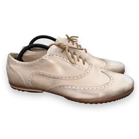 Sorel Madson Brogue Wingtip Oxford Distressed Cream NM1808-160 Men's 11