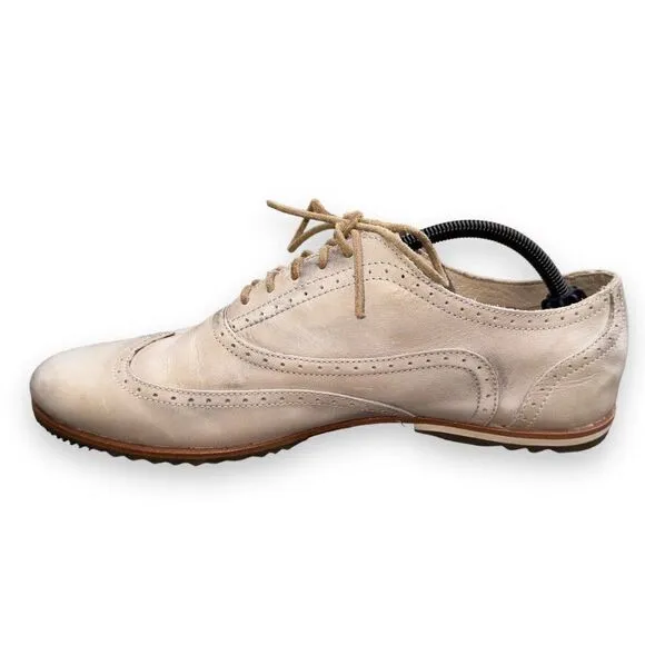Sorel Madson Brogue Wingtip Oxford Distressed Cream NM1808-160 Men's 11