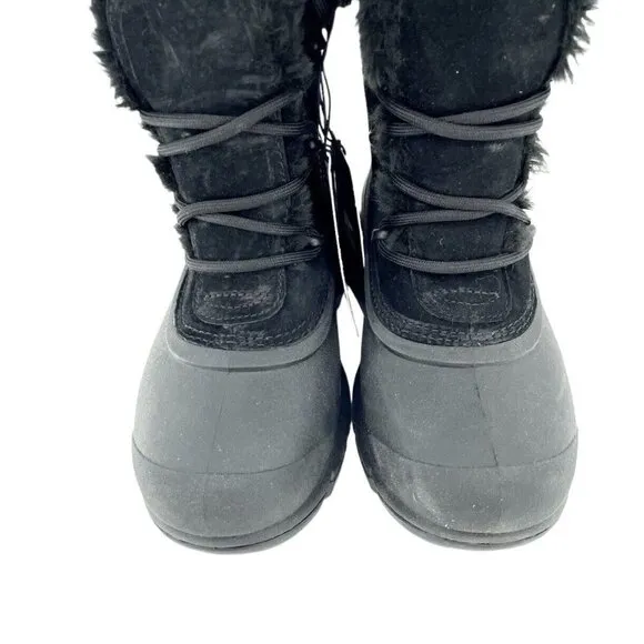 Sorel Snow Angel Lace Up Waterproof Winter Boots Women's Faux Fur SZ 6 NEW