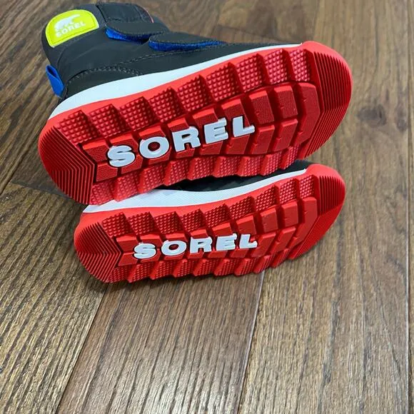 Sorel unisex Whitney II Strap Snow Boots - Waterproof, Insulated SZ 8 Toddler