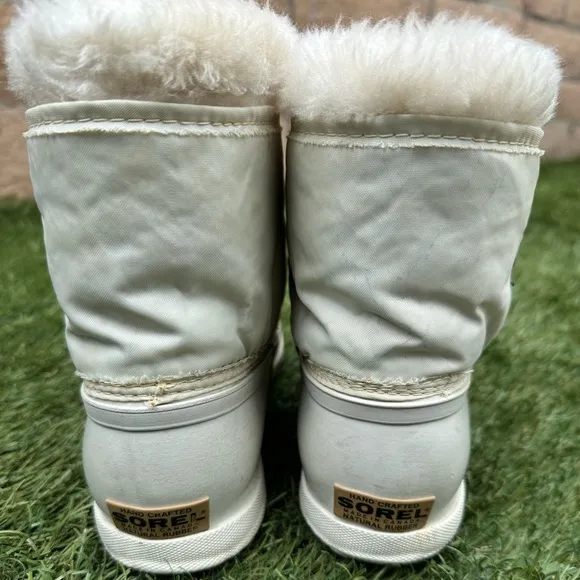 Sorel Vintage 90’s Kaufman Manitou Lace Up Ankle Insulated Winter Fur Duck Boots