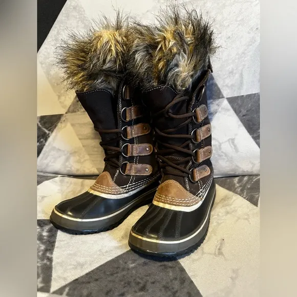 Sorel Women’s Joan of Arctic waterproof Brown and Tan Boots
