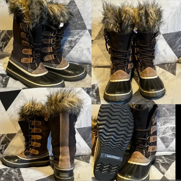 Sorel Women’s Joan of Arctic waterproof Brown and Tan Boots
