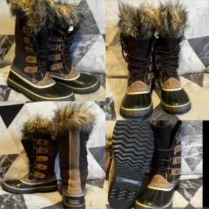 Sorel Women’s Joan of Arctic waterproof Brown and Tan Boots