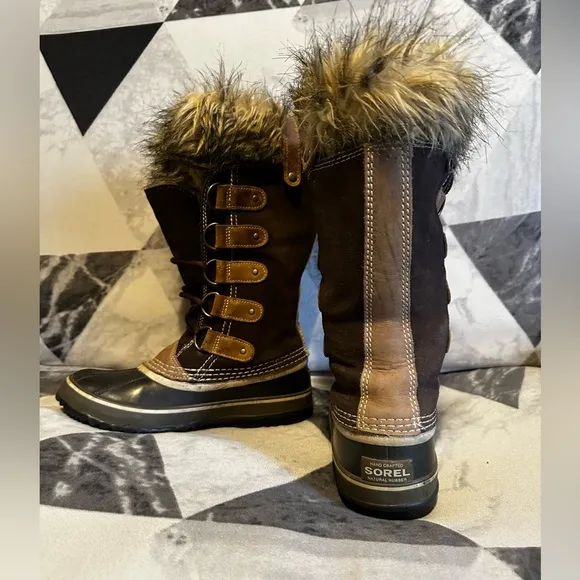 Sorel Women’s Joan of Arctic waterproof Brown and Tan Boots
