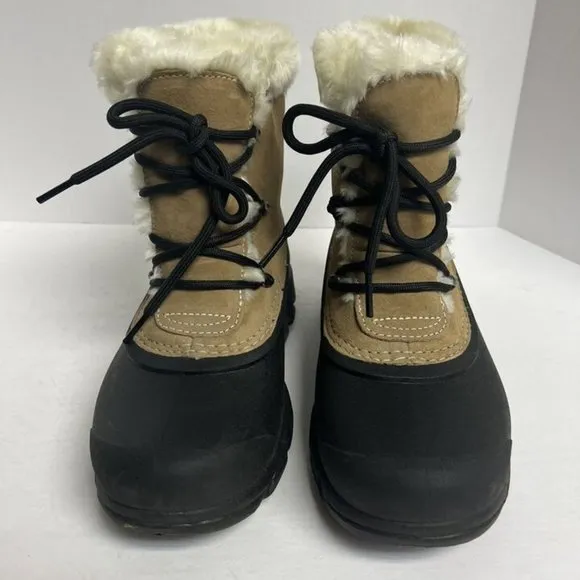 Sorel Women's Snow Angel, Insulated Winter Boots Brown, Size 8M