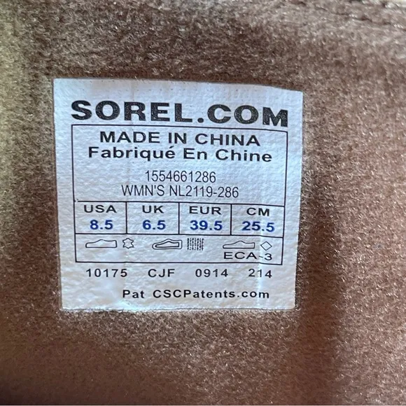 Sorel Womens Toronto Tall Knee High Tan Suede Leather Wedge Heel Boots Size 8.5