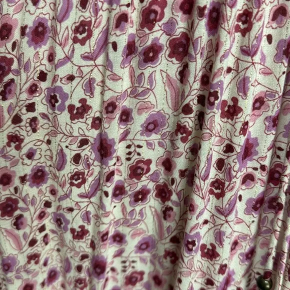 Spell &amp; The Gypsy Winona Midi Skirt in Berry Size Medium Like New