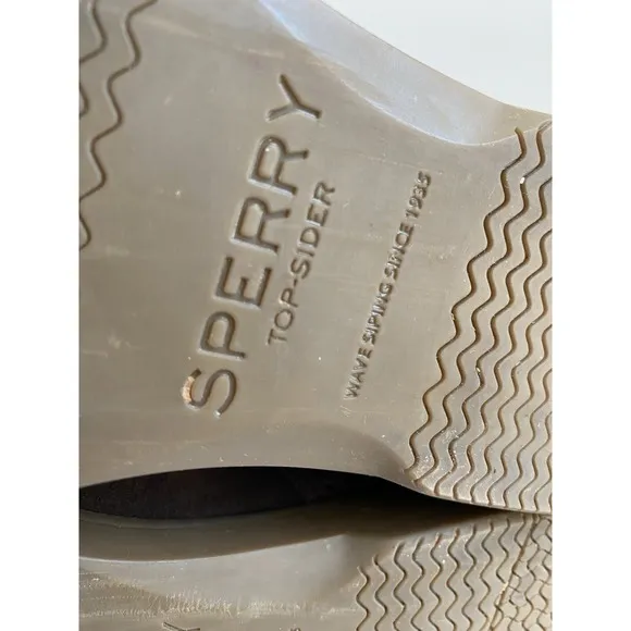 Sperry Newman Chukka Men's Boots Dark Brown Suede Water Resistant Upper NWOB 10M
