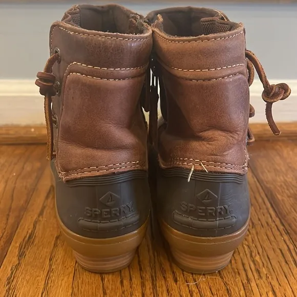 Sperry Saltwater Rubber Waterproof Duck Rain Boots - Women's size 6M