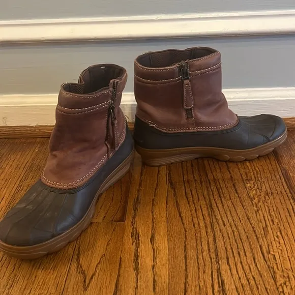 Sperry Saltwater Rubber Waterproof Duck Rain Boots - Women's size 6M