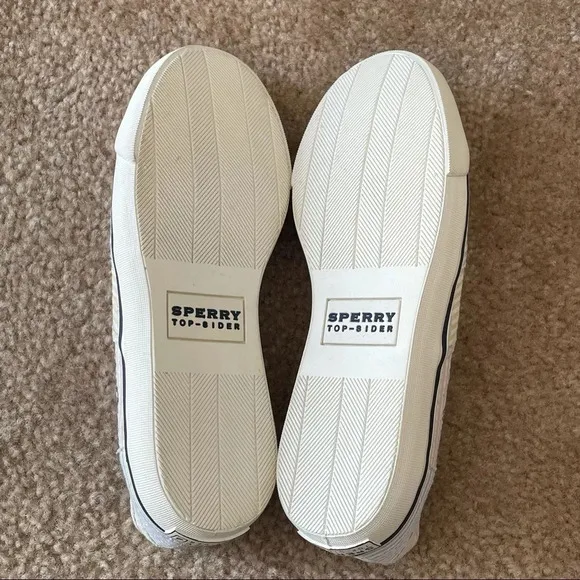 Sperry Top-Sider Pastel Striped Textile Casual Loafers Shoes