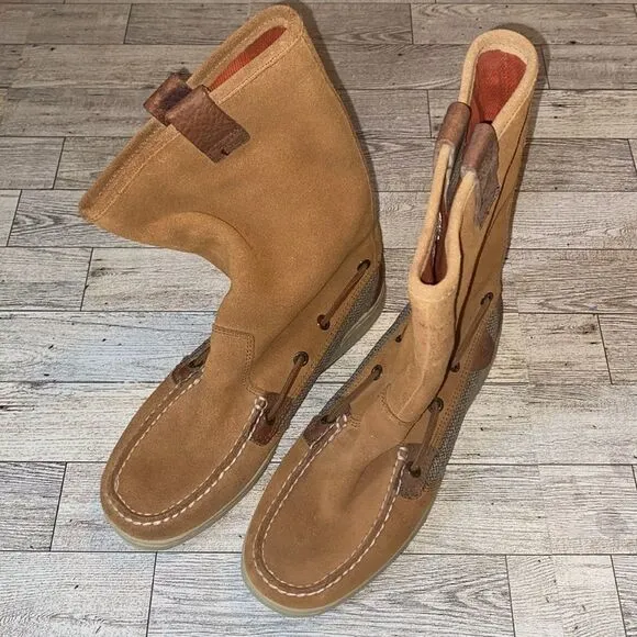 Sperry Topsider, Chelsea Suede Pull On Boots