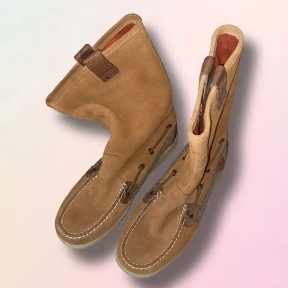 Sperry Topsider, Chelsea Suede Pull On Boots