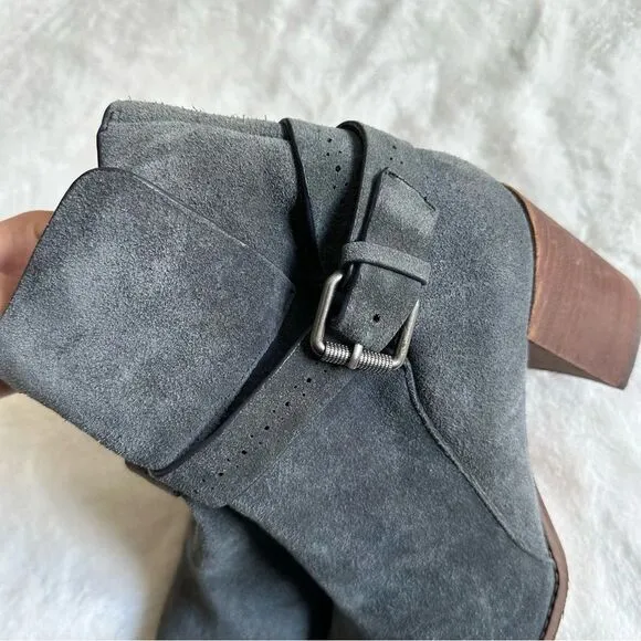 Splendid Women’s Callen Suede Buckle Ankle Bootie Size 9