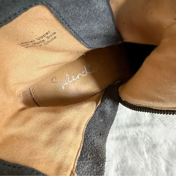 Splendid Women’s Callen Suede Buckle Ankle Bootie Size 9