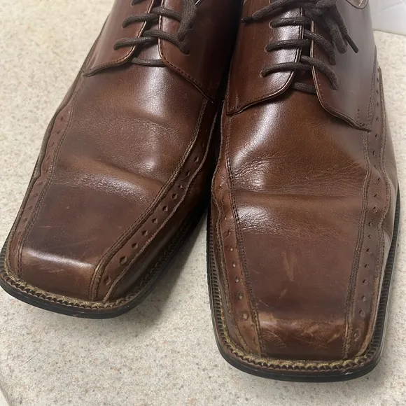 Stacy Adams, Leather Upper/Lining, Casual Shoes, Gingerbread Brown, Size 12M