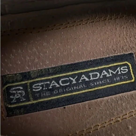Stacy Adams, Leather Upper/Lining, Casual Shoes, Gingerbread Brown, Size 12M