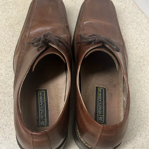 Stacy Adams, Leather Upper/Lining, Casual Shoes, Gingerbread Brown, Size 12M