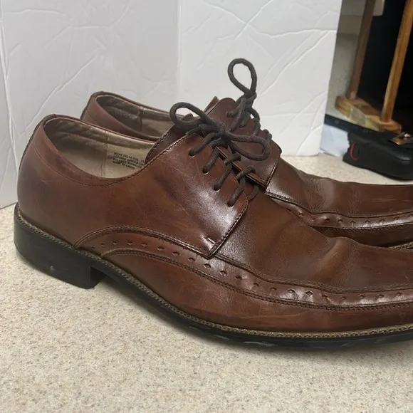 Stacy Adams, Leather Upper/Lining, Casual Shoes, Gingerbread Brown, Size 12M