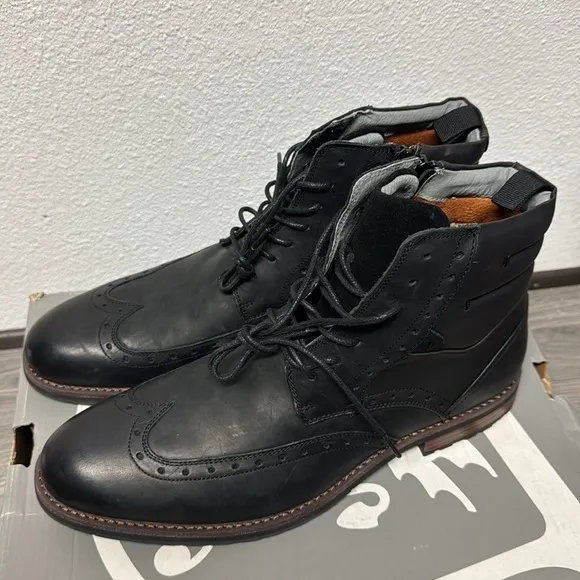 Stacy Adams Men's Ozzie Wingtip Lace Up Boots