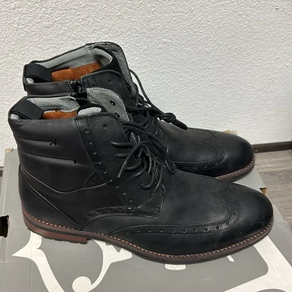 Stacy Adams Men's Ozzie Wingtip Lace Up Boots