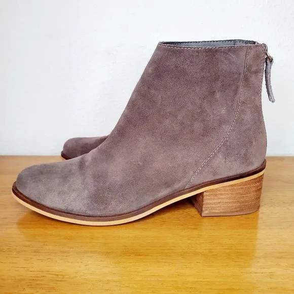 Steve Madden Brown Suede Legally Ankle Boots Women's Size 8 Casual Western Indie