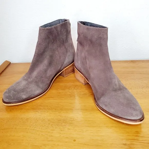 Steve Madden Brown Suede Legally Ankle Boots Women's Size 8 Casual Western Indie