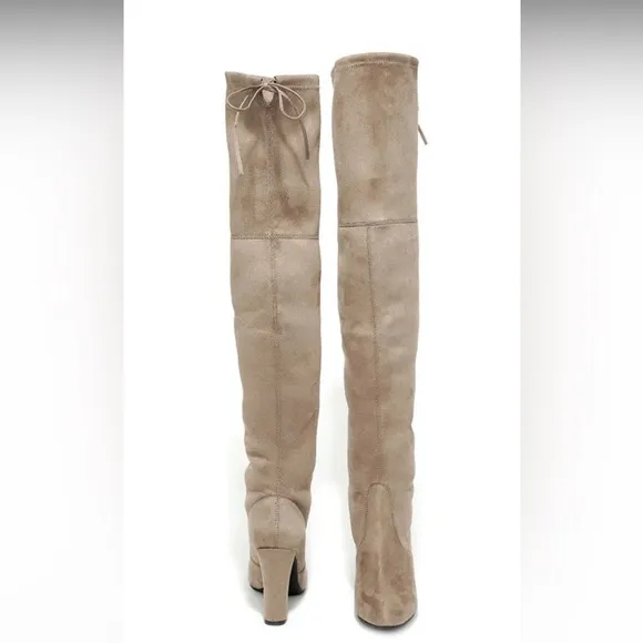 Steve Madden Gorgeous Taupe Suede Over the Knee Boots