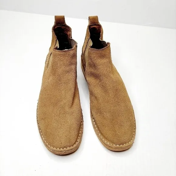 Steve Madden Sz 8 Dylan Tan Suede Ankle Boot EUC