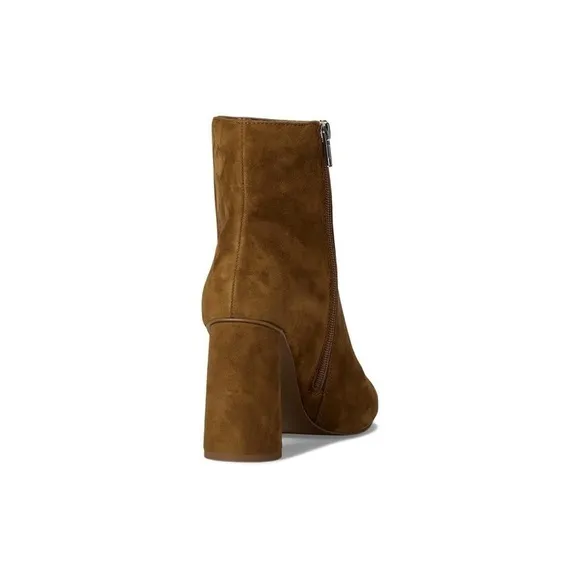 Steve Madden Vallor Suede Heeled Chestnut Boots Sz8.5